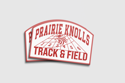 PKMS Track & Field Decals 3 Pack